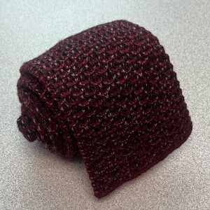 Towncraft 100% Wool Wide Square Tip Knit Tie Men's Made in the USA